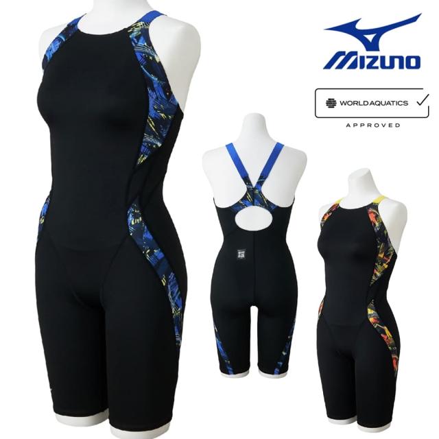 ミズノ MIZUNO 競泳水着 レディース WA承認モデル ST Graphic ハーフスーツ マスターズバック ここちU オールインワン 2026年春夏モデル N2MGD240 fina マーク あり