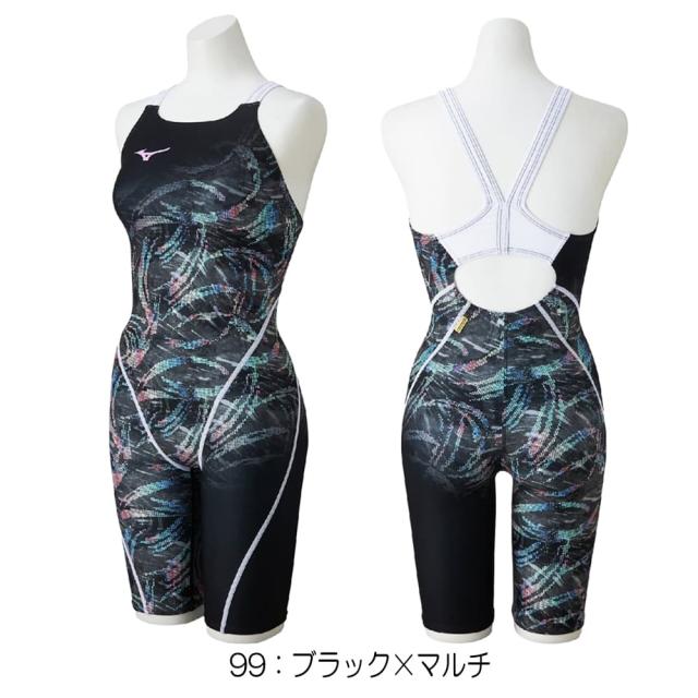 ミズノ MIZUNO 競泳水着 練習用水着 レディース エクサースーツ ハーフスーツ オールインワン EXER SUITS U-Fit 競泳練習水着 2026年春夏モデル N2MGD273_2