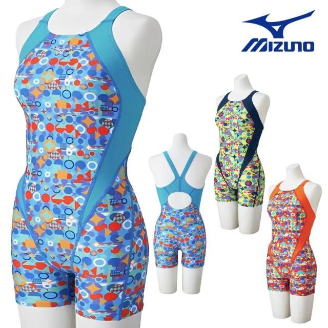 ミズノ MIZUNO 競泳水着 練習用水着 レディース エクサースーツ ミディアムハーフスーツ オールインワン EXER SUITS U-Fit 競泳練習水着 2026年春夏モデル N2MGD286