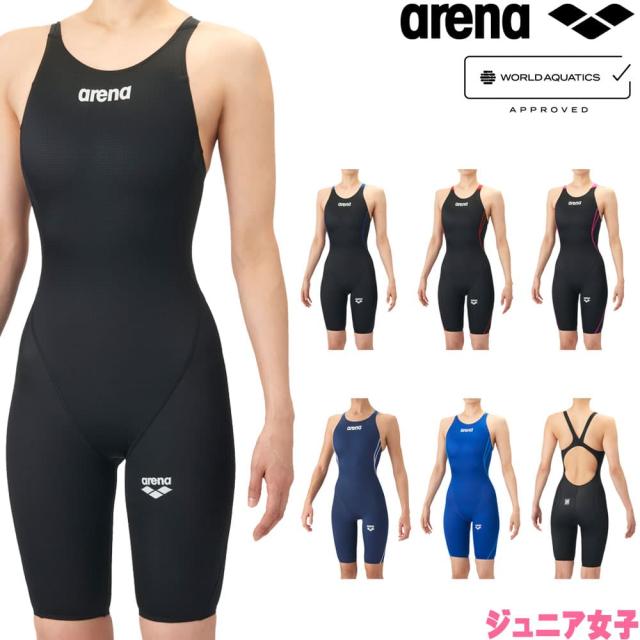 アリーナ ARENA 競泳水着 ジュニア女子 WA承認モデル AQUA ADVANCED AQUA XTREME レーシングワンピーススパッツ オープンバック ハーフレッグ オールインワン 2026年春夏モデル AS6SRC20G fina マーク あり