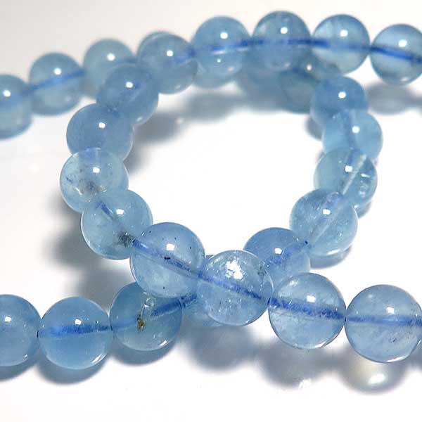 アクアマリン ブレスレット 天然石 パワーストーン 藍柱石 藍玉 アクアマリン ブレス 9mmの通販はau Pay マーケット Pure Pure