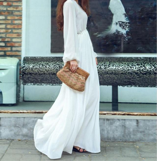 白 マキシワンピース レース シフォンワンピ リゾートワンピ 無地ワンピ カジュアル ロング丈 旅行 海デート リゾートの通販はau Pay マーケット ａnytime