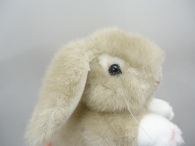 新品★ロップイヤーウサギ S（ベージュ）吉徳製、うさぎ、ウサギ、ぬいぐるみ