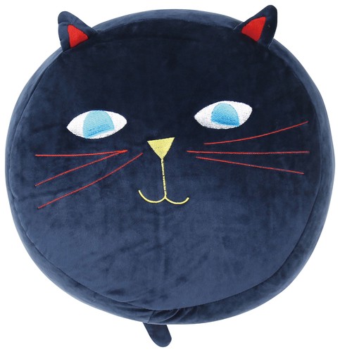 もふもふ クッション 丸 ネコ Plune ミミココモモ 円形 ラウンド かわいい 北欧 デザイン ネイビー 送料無料 の通販はau Pay マーケット 株式会社セレクトプラス
