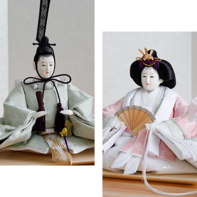 雛人形 高級 雛 PREFER CLASSIC [檜台 白屏風 平飾 道具付 しだれ桜 三方小桜 雪洞 人形大 正絹衣裳 撫子] ひな人形 おしゃれ モダン 親王飾り インテリア お雛様 初節句 女の子 おひな様 桃の節句 クラシック ぷりふあ