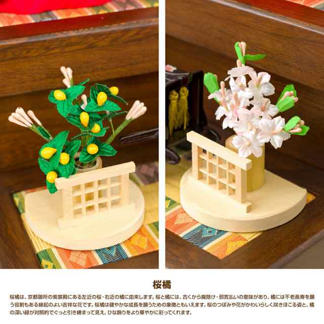 雛人形 収納飾り コンパクト 五人飾り ふるうる 桜晴(さくらばれ