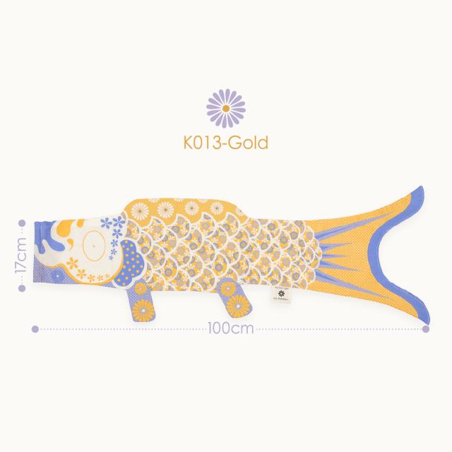 マダムモー こいのぼり 鯉のぼり 100cm ゴールド シルバー 2点