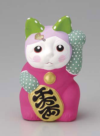 招き猫 ミント 水玉 ドット かわいい おしゃれ 貯金箱 手書き デコ プレゼント 子供の通販はau Pay マーケット 工房 百の手