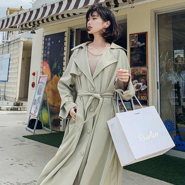 バックプリーツ切替 トレンチコート レディース 羽織り ロングコート ライトアウター アウター コート 膝下 秋冬 春 薄手 きの通販はau Pay マーケット Sweet Peace