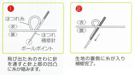 ほつれ補修針 クロバーの通販はau Pay マーケット Az Net手芸