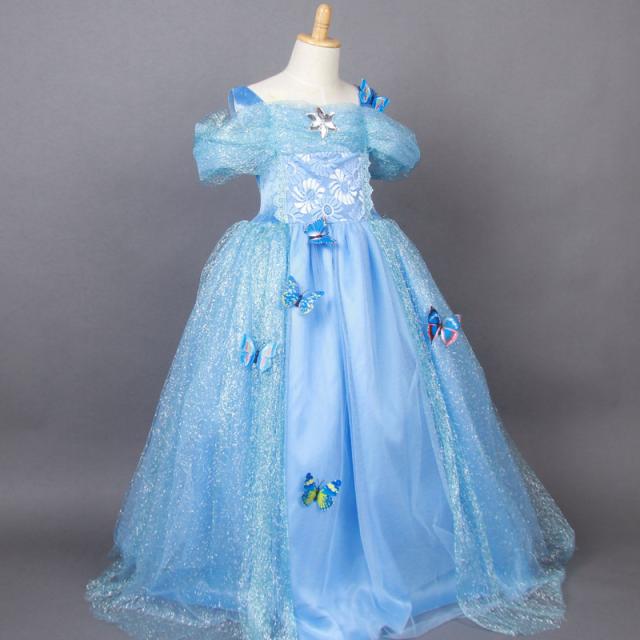 ハロウィンシンデレラドレスキッズコスチュームプリンセス子供服コスプレ衣装クリスマスワンピースお姫様キッズドレスの通販はau Pay マーケット Honey