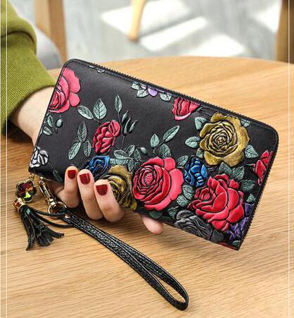 送料無料 本革財布 牛革長財布 レディース 札入れ 小銭入れ カード入れ レディース 長財布 結婚式 二次会 謝恩会パーティーバッグ 母のの通販はau Pay マーケット Honey