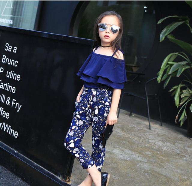 送料込 子供服 女の子 夏 韓国 子ども服 2点セットパンツ上下セット セットアップ キッズ服 トップス パンツ 赤ちゃん 女の子服 無地 花の通販はau Pay マーケット Honey