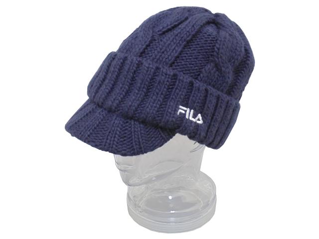 秋冬 帽子 ニット帽 ニットキャスケット Fila フィラ 1 3135 アクリル 手洗いok 光反射の通販はau Pay マーケット うわじまさかもとカバン店