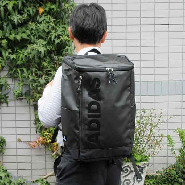 【美品】adidas アディダス スクエアリュック  ボックスリュック 25L