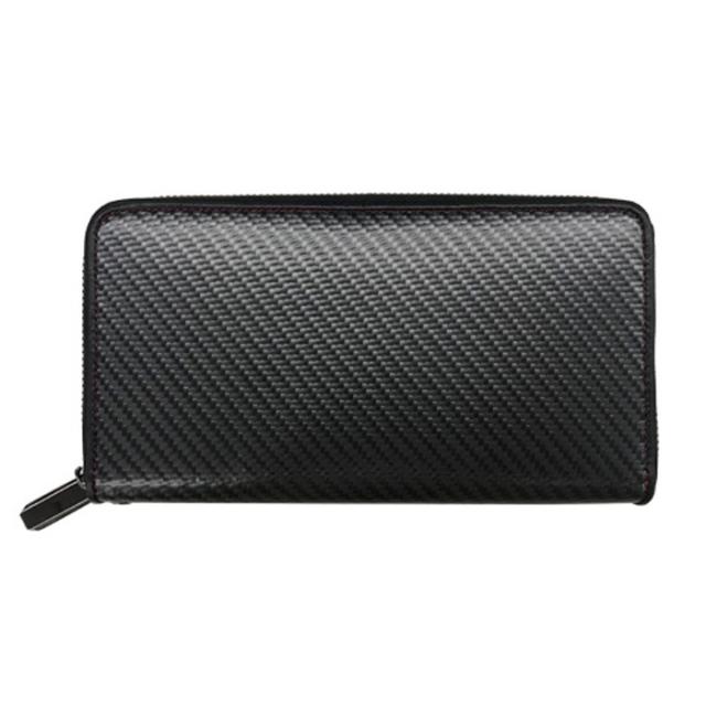 GT-MOBILE リアルカーボン ラウンドファスナー長財布の通販は