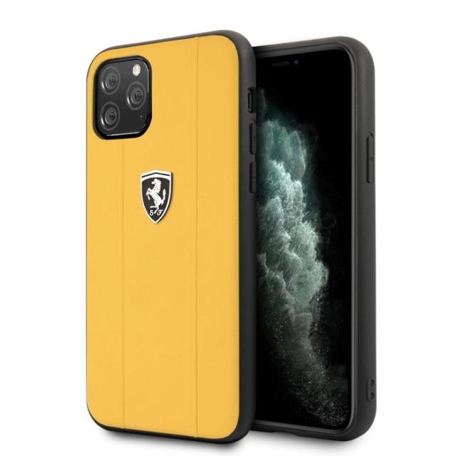 フェラーリ iPhone 11Pro ケース 本革 背面 カバー アイフォンの通販は 5,720円