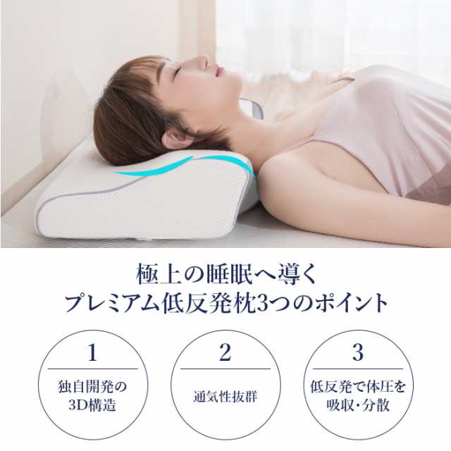 ▲健康枕に最新モデルが登場！▲ 安眠 肩こり解消 高さ調整 枕 いびき防止