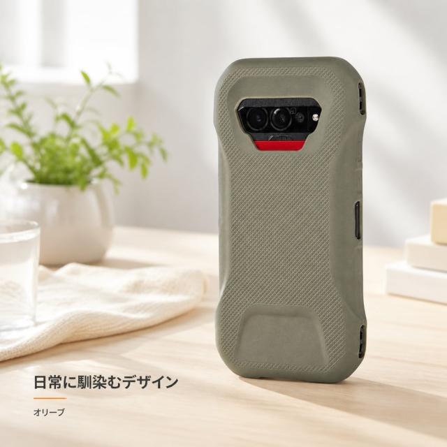 TORQUE G07 ケース カーキ 耐衝撃 トルク ジーゼロロク KYG06