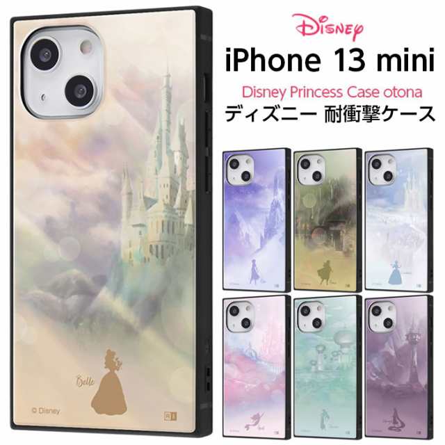 iPhone 13 mini ケース ディズニー プリンセス スクエア 四角 KAKU ...