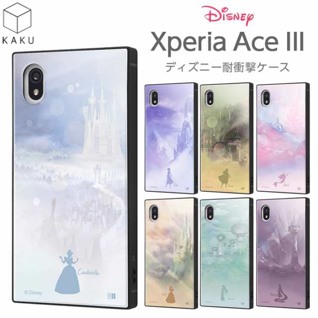 Xperia Ace III ケース SO-53C SOG08 カバー ディズニー 耐衝撃