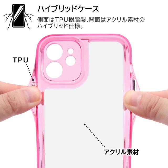 iPhone12/12Proケース (LightGray x Pink) iPhone12/12Proケース (LightGray x Pink)