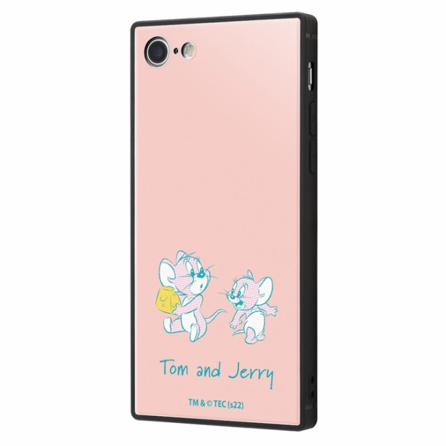 iPhoneSE3 ケース トムとジェリー iPhone SE3 SE2 8 7 スクエア