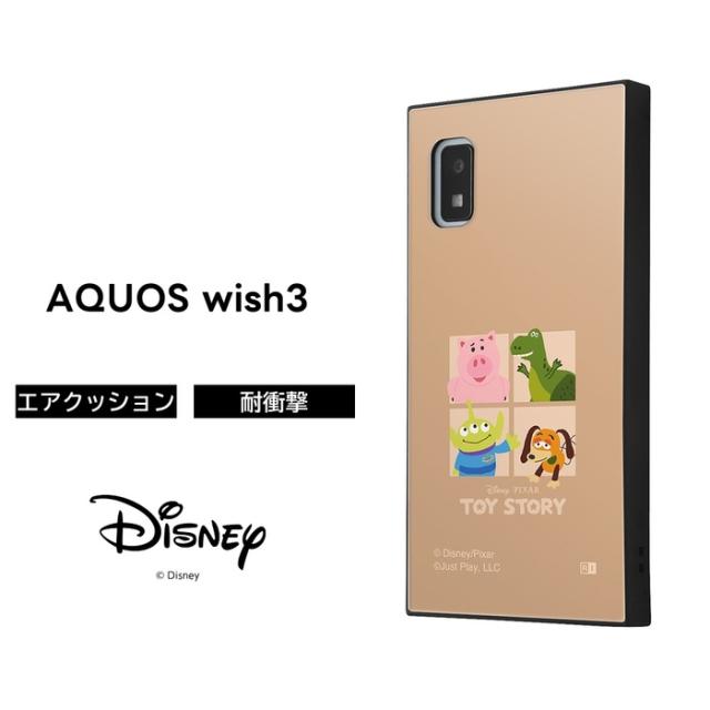 AQUOS wish3 ケース トイストーリー モンスターズインク ベイマックス