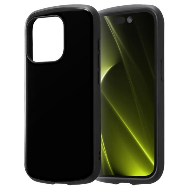 iPhone 15 Pro ケース シンプル 耐衝撃 ブラック ホワイト