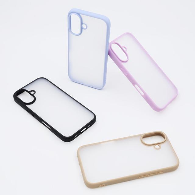 13 iPhone 16 Pro Max ケース 半透明マットケース フィルム iPhone16 ケース 半透明 シンプル マット Apple iPhone 16 Plus/16 Pro