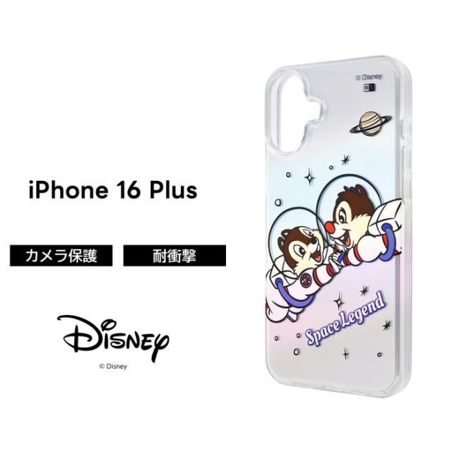 iPhone 16 Plus ケース クリア おもしろ チップ デール