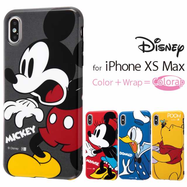 P10倍 Iphone Xs Max ケース ディズニー キャラクター Tpu Colorap ミッキー ミニー プーさん ドナルド Disney アイフォンxs Max の通販はau Pay マーケット Whitebang