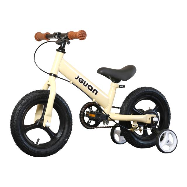 ★4年使える3WAYキッズバイク★ 2歳 3歳 4歳 5歳 キックバイク ランバイク ペダル後付け ペダル 補助輪 おしゃれ 補助輪付き ブレーキ付き ランニングバイク 子供用自転車 子ども用自転車 子ども 子ども用 ペダルなし自転車 12インチ バランス ☆4年使える3WAYキッズバイク☆ 2歳 3歳 4歳 5歳 キックバイク ラン