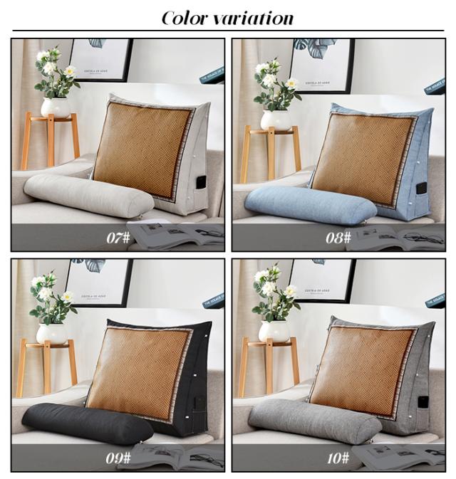 背もたれ クッション ベッド クッション 三角 クッション 冷感接触 ひんやり 涼しい 三角クッション 大きい 背もたれクッション 椅子 Mの通販はau Pay マーケット 佐藤商店