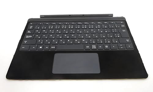 【動作保証付、中古品】Surface Pro 3 4 5 6 7 対応純正キーボード 1725 黒 新品スウェード保護シート付  FMM-00019｜au PAY マーケット