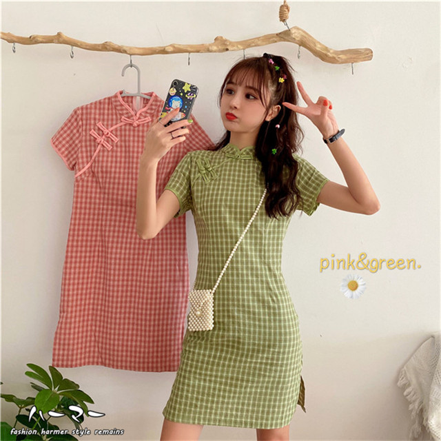 夏新作 レディース ワンピース 膝丈 森ガール ワンピ チェック柄 Aライン 少女風 ワンピース デートドレス お姫様 セクシーの通販はau Pay マーケット ミニョン