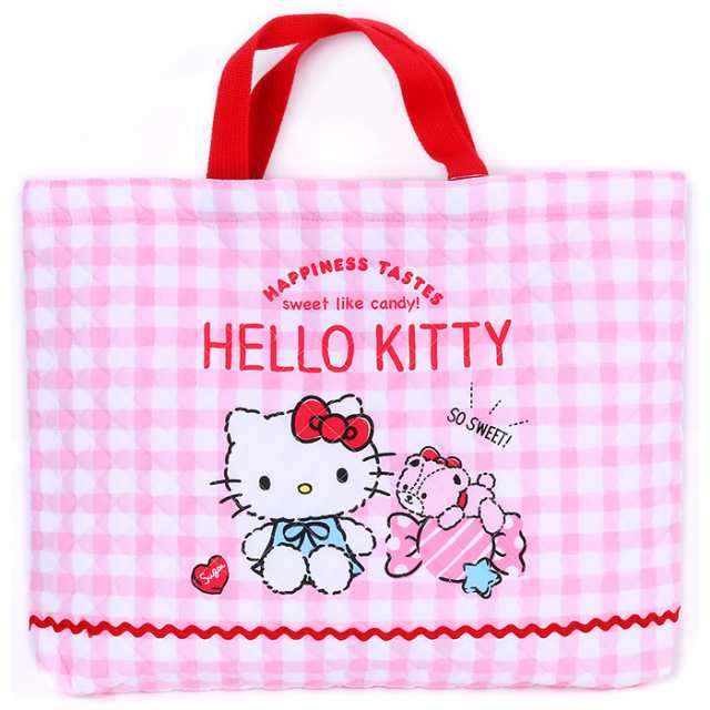 ハローキティ キルティング手提げバッグ お稽古バッグ レッスンバッグ Candy サンリオ Sanrio キャラクター 入園入学の通販はau Pay マーケット 優品会