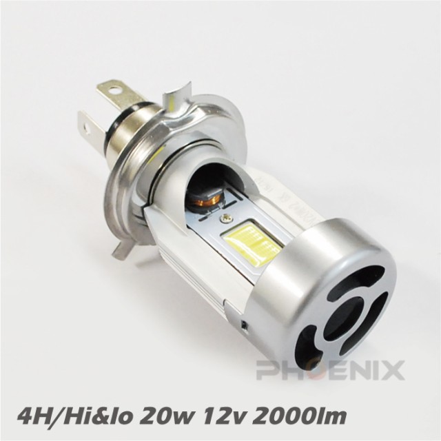 LEDヘッドライトバルブ H4 HS1 DC12V 20W 2000Lm Hi/Lo ホワイト6000K 2個セットの通販はau PAY マーケット  - 株式会社フェニックス | au PAY マーケット－通販サイト