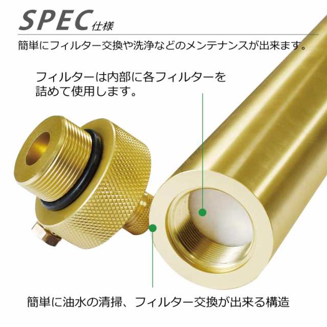 高圧 ポンプ 油水分離 エアーフィルター 30mpa 4500psi コンプレッサー 水分分離 オイルフィルター エアー銃 ダイビング ボンベ  ライフルの通販はau PAY マーケット - 株式会社フェニックス | au PAY マーケット－通販サイト