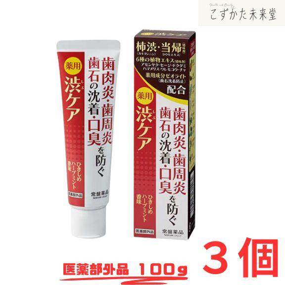 トキワ 薬用渋ケア 100g 3個セット 常盤薬品 医薬部外品