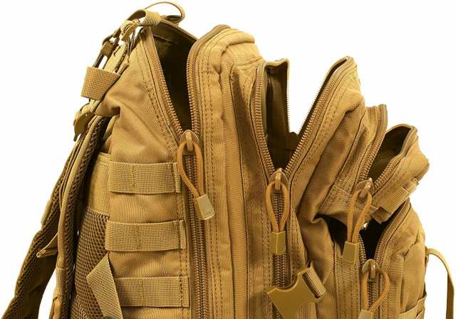 サイバトロン バックパック 3Pタクティカル MOLLE 防水 軽量