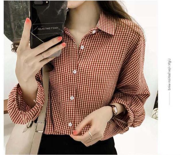 送料無料 大きいサイズ有 ギンガムチェックシャツ トップス ブラウス シャツ ギンガムチェック 大きいサイズ 薄手の通販はau Pay マーケット フェリーチェ