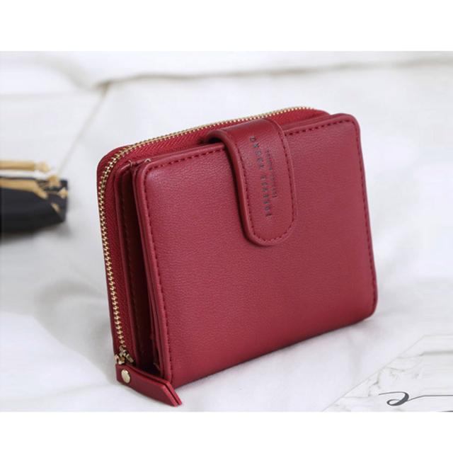 二つ折り財布 レディース財布 ミニウォレット 小銭入れ カード入れ コンパクト シンプル ベーシックの通販はau Pay マーケット Makey