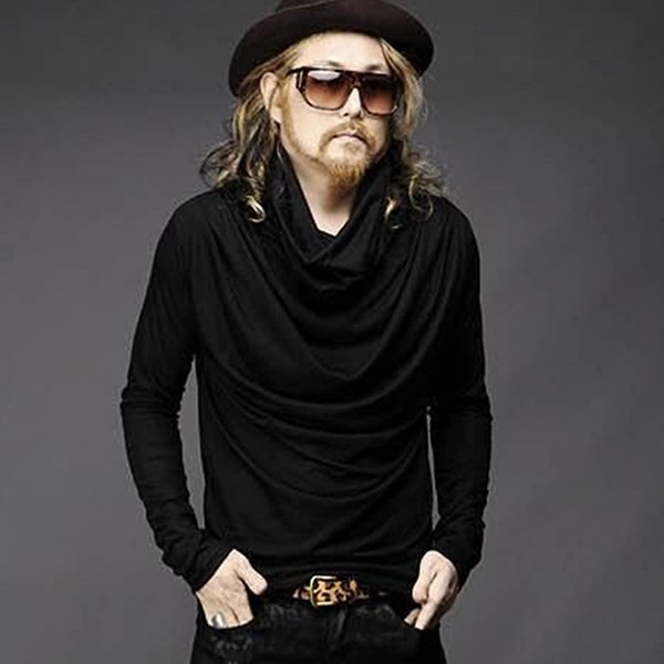 長袖カットソー 長袖tシャツ メンズ ドレープ ロング丈 かっこいい おしゃれ ドレープカットソー トップス 男性用 無地 ゆっの通販はau Pay マーケット Makey