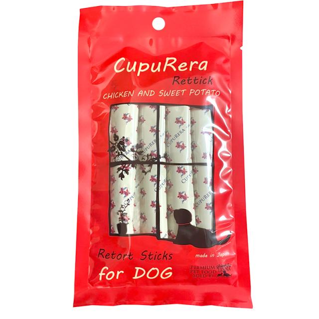 【送料無料・加盟店で利用可能ポイント１０倍進呈！！！】CUPURERA　レティック チキン＆スイートポテト（犬用）１ケース(１８ｇ×８０本)