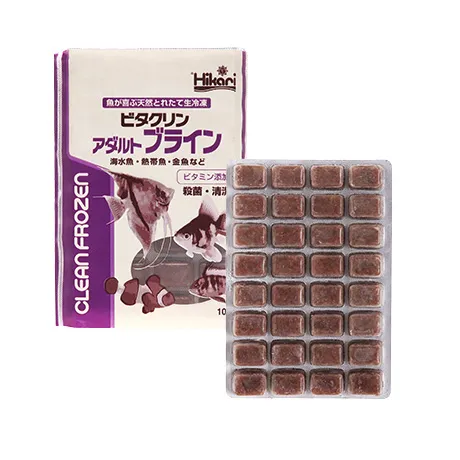 【送料無料】【キョーリン・クール便発送】ビタクリンアダルトブライン(クリーンブラインシュリンプ)　100ｇ×12枚セットの通販は 6,000円