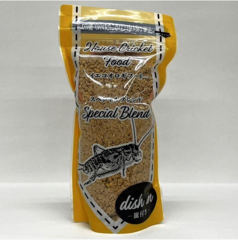 【送料無料・邑楽ファーム】イエコオロギフード　２００ｇ　素焼餌皿付×12個セット