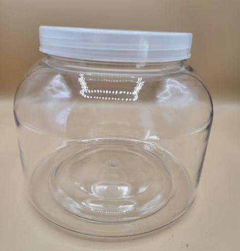 【送料無料】硬質透明PETボトル容器　2300ml　（通気穴あけ加工済・フィルター付き）36本セット