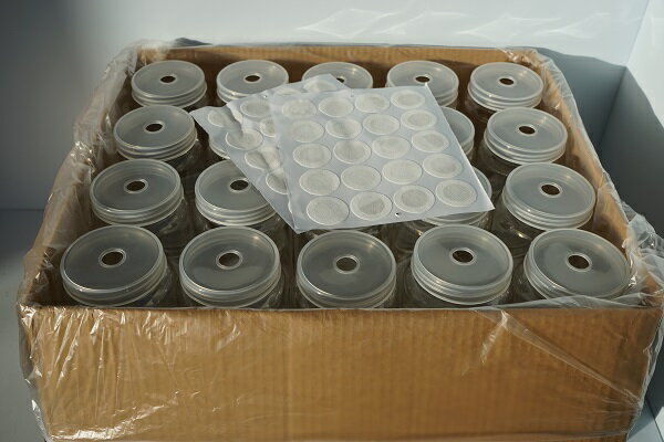 【送料無料】硬質クリアボトル　800ｍｌ　（通気穴あけ加工済・フィルター付き）４０本セット