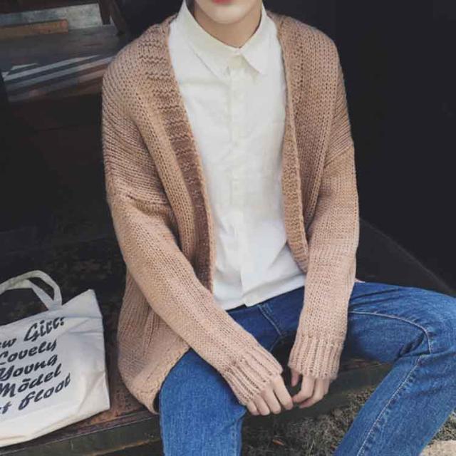 カーディガン メンズ ニットセーター ジャケット ジップアップ ケーブル編み ｖネック 秋服 の通販はau Pay マーケット Santoreido